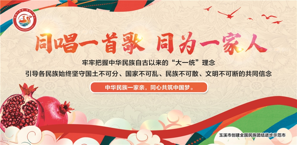 玉溪市民族團結(jié)進步宣傳海報21