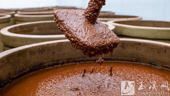 發(fā)酵三年的面醬。