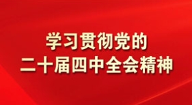 學習貫徹黨的二十屆四中全會精神